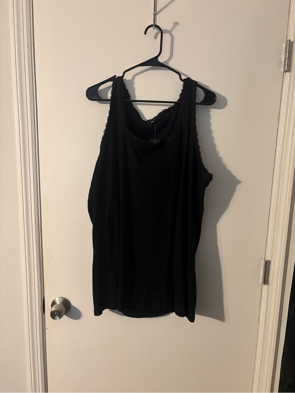 Black Women's Ribbed Tank Top size 5